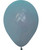 12" Chalk Matte Color Round Latex Balloon - Aegean Sea