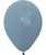 12" Chalk Matte Color Round Latex Balloon - Monday Blue