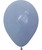 12" Chalk Matte Color Round Latex Balloon - Cornflower Blue