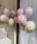 12" Chalk Matte Color Round Latex Balloon - Wisteria