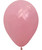 12" Chalk Matte Color Round Latex Balloon - Carousel Pink