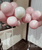 (C123) 12" Chalk Matte Color Round Latex Balloon - Carousel Pink