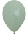 12" Chalk Matte Color Round Latex Balloon - Sage Green