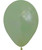 12" Chalk Matte Color Round Latex Balloon - Pine Green