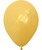 12" Chalk Matte Color Round Latex Balloon - Golden Sand