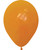 12" Chalk Matte Color Round Latex Balloon - Bumblebee Yellow