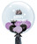 24" Personalised Crystal Clear Bubble Balloon - Mini Balloons Filled (K-Pop Le Sserafim Theme)

Color Combination: Black, Lilac, Pastel Matte Lilac
Tassel Tail: Black