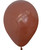 12" Chalk Matte Color Round Latex Balloon - Berry Cocoa