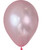 12" Standard Metallic Color Round Latex Balloon - Pink