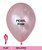12" Standard Metallic Color Round Latex Balloon - Pearl Pink