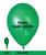 12" Standard Metallic Color Round Latex Balloon - Pearl Dark Green
