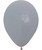 5" Chalk Matte Color Round Latex Balloon - Fog Gray