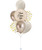 [Happy Valentine's Day] Personalised LOVE Balloons Package- Personalised Divine Balloons Bouquet - Satin Cream

