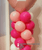 Personalised Giant Heart Balloons Column 2m (Create your own colors!)