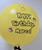 36" Personalised Jumbo Perfectly Round Pokemon Balloons (Yellow) - Pikachu 