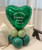 (Create your Own Color) 18" Personalised Heart Balloon Display Delight