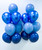 (Create Your Own Helium Balloon Cluster) 12" Tier Balloons Cluster - Fashion Colors