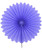 Paper Flower Fan (30cm) - Lavender Purple