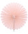 Paper Flower Fan (30cm) - Light Pink