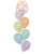 [Egg-citing Easter] Easter Egg Plaid Chain Balloons Bouquet