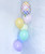 [Egg-citing Easter] Easter Egg Plaid Chain Balloons Bouquet