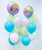 Funky Dots B-Day Chain Balloons Bouquet