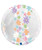24" Globe Transparent Printed Balloon - Colorful Daisies