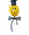 [Graduation] Personalised Aqua Balloon on Stick - Smiley Grad with 3D Graduation Hat