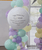 Personalised Logo (Full Color Image) Standing Organic Balloon Garland 2m (Create your own Fashion Colors!) - Congrats on your Grand Opening