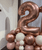 [Birthday] Create your own Birthday Bash Chalk Matte Reflex Balloons Centerpiece (Double Digit) - Rose Gold