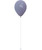 18" Chalk Matte Round Latex Balloon - Periwinkle