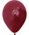 18" Chalk Matte Round Latex Balloon - Wine Red