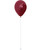 18" Chalk Matte Round Latex Balloon - Wine Red