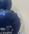 (Trending) Personalised Divine Balloons Bouquet - Satin Blue Navy