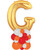 [National Day 2026] Giant Gold Letter Fashion Balloons Stand - SG61