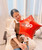 [National Day 2025] Personalised Star (Matte Red) Foil Balloon on Stick - NDP 60 MAJULAH SINGAPURA