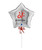 [National Day 2026] Personalised Star (Metallic Silver) Foil Balloon - NDP 61 MAJULAH SINGAPURA Go Beyond