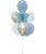 (Trending) Personalised Starlight Balloons Bouquet - Macaron Matte Blue