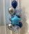 (Trending) Personalised Starlight Balloons Bouquet - Macaron Matte Blue