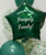 (Trending) Personalised Starlight Balloons Bouquet - Metallic Dark Green