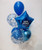 (Trending) Personalised Starlight Balloons Bouquet - Metallic Shiny Blue