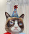 [Kitty] Grumpy Cat Party Face Latex Balloons Bouquet