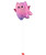 Kawaii Ghost Cat Foil Balloon