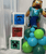 [Game] Minecraft Steve Balloons Stand