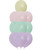 [Merry Christmas 2025] 12" Tier Latex Balloons Cluster - Dreamy Pastel Christmas