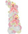 (Pick your favourite Princess Themed and Colors!) Standing Organic Balloons Arch 2m - Magical Themed
