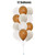 (Create Your Own Helium Balloon Cluster) 12" Snowball Clear Latex Balloons Cluster - Fashion Color (12pcs)
