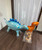 Wheelie Walking Pet Balloon - Spiky Buddy Stegosaurus
