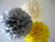Paper Flower Pom Poms 