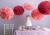 Paper Flower Pom Poms 